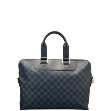 Coated Canvas Top Handle Bag