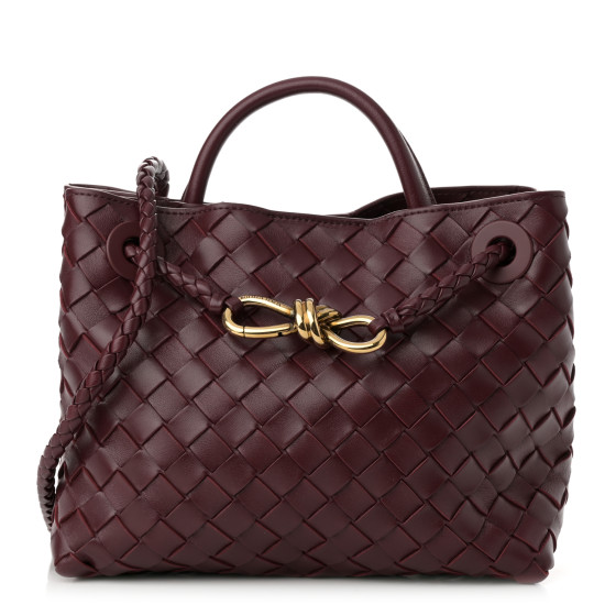 Bottega Veneta Nappa Intrecciato Small Andiamo Shoulder Bag Barolo