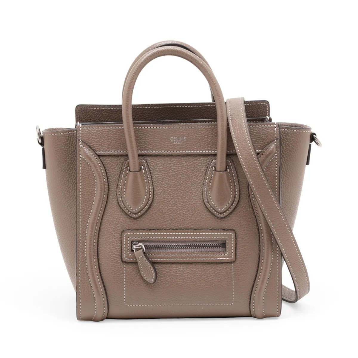 Celine Celine Luggage Nano shopper Leather 2 Way Handbag Brown