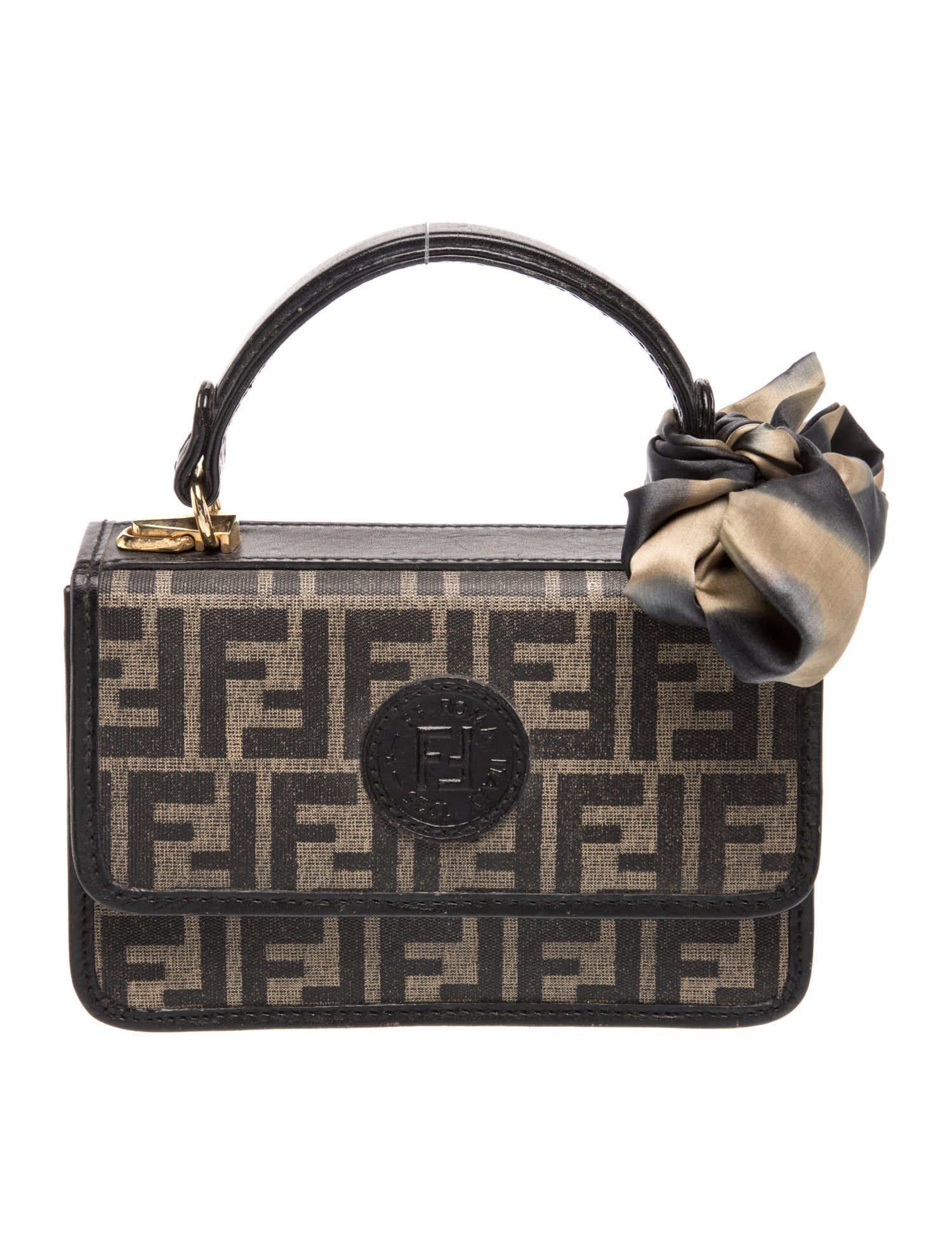 Zucca FF Top Handle Bag