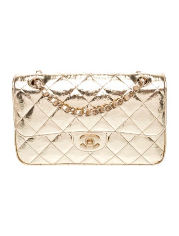 Classic Small Hammered Double Flap Bag