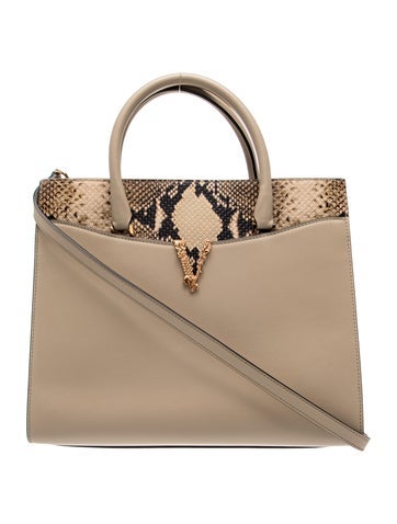Leather Top Handle Bag w/ Tags