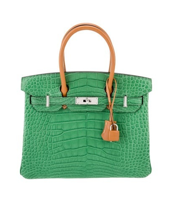 Hermes Butler Matte Alligator Birkin Touch 30