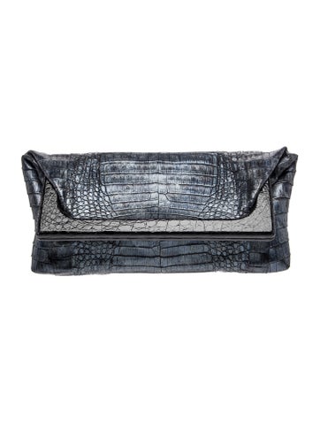 Nancy Gonzalez Crocodile Clutch