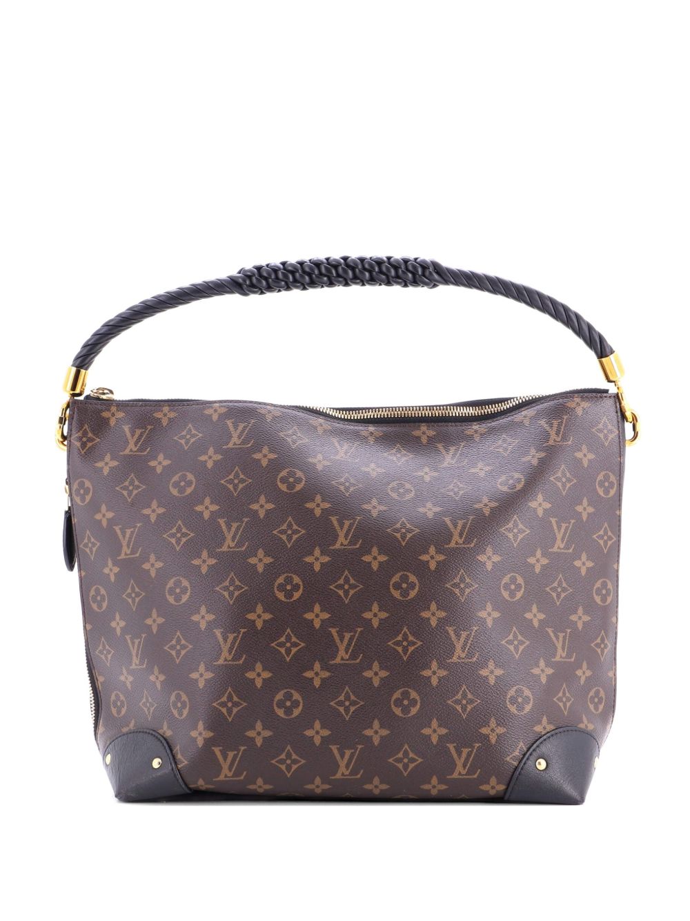 Triangle Softy Bag Reverse Monogram Canvas hobo bag