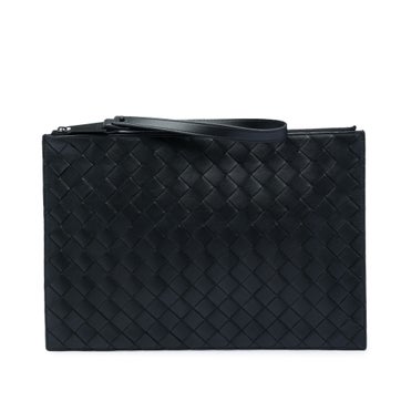 Nappa Leather Intrecciato Clutch
