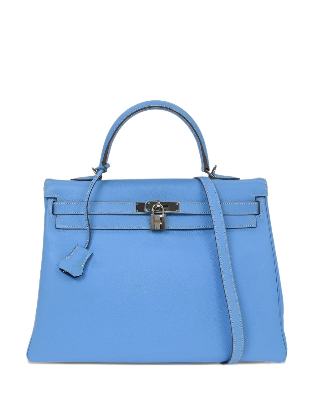 Hermes 2011 35 Epsom Kelly strap tote bag
