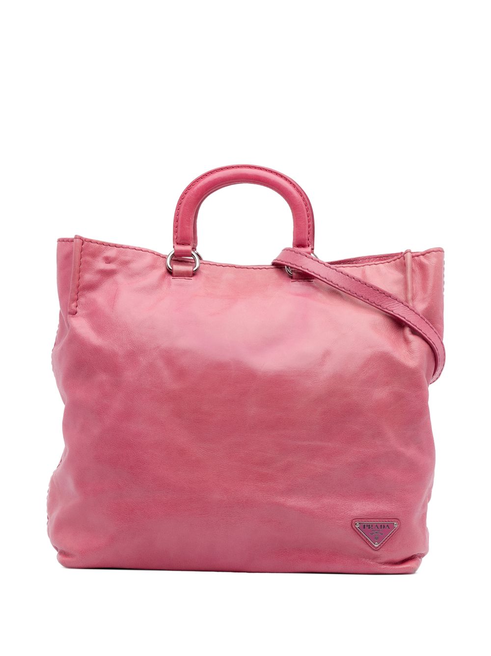 Prada 2013-2025 Vitello Shine Open Convertible Tote satchel