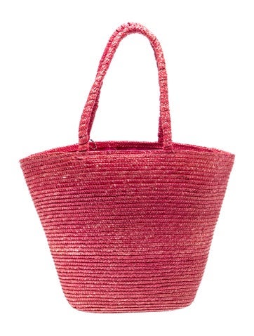 Raffia Bucket Bag