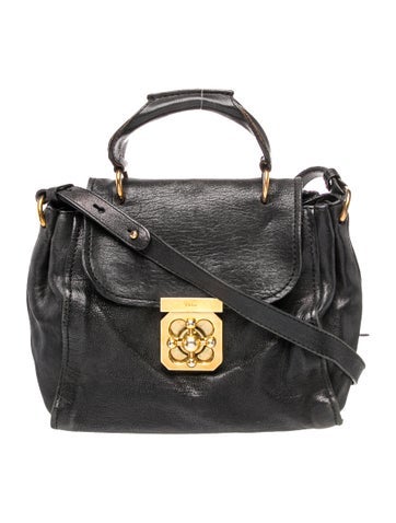 Leather Top Handle Bag