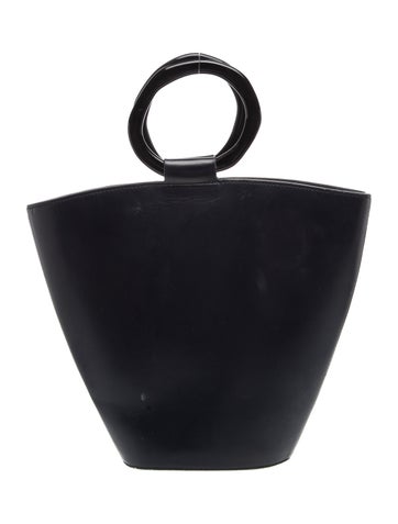 Leather Top Handle Bag