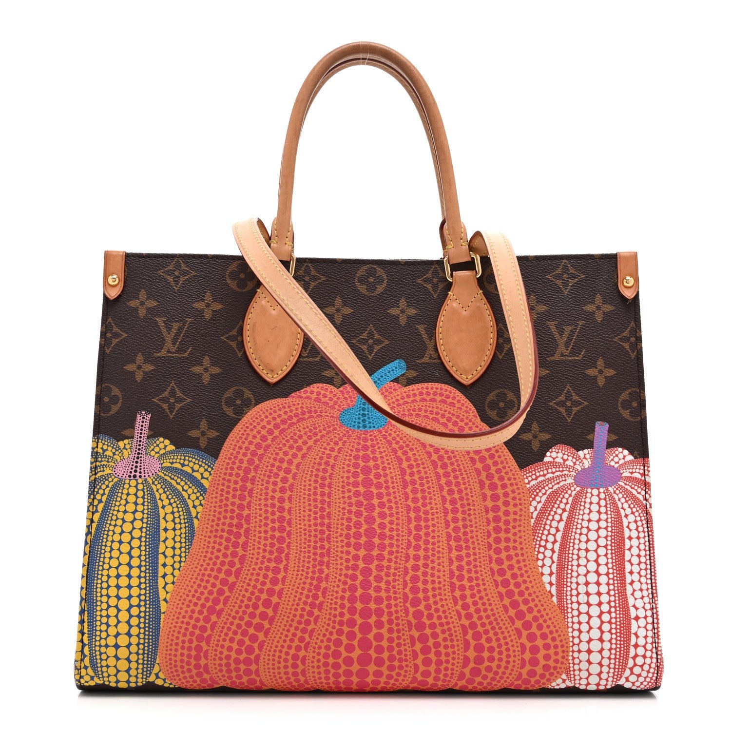 Louis Vuitton LV X YK Monogram Pumpkin Onthego MM Multicolor