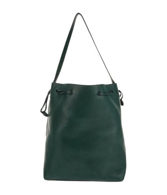 The Row Row Leather Bucket Bag