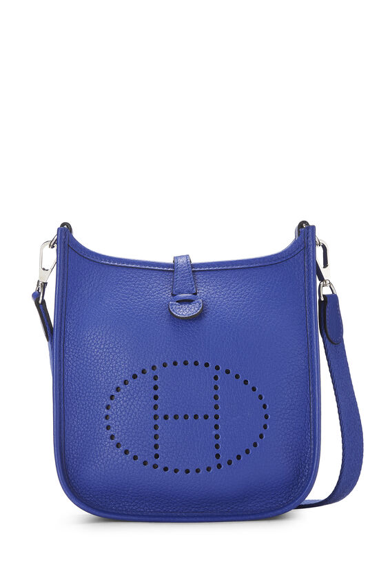 Hermès Blue Royal Clemence Evelyne Amazone TPM