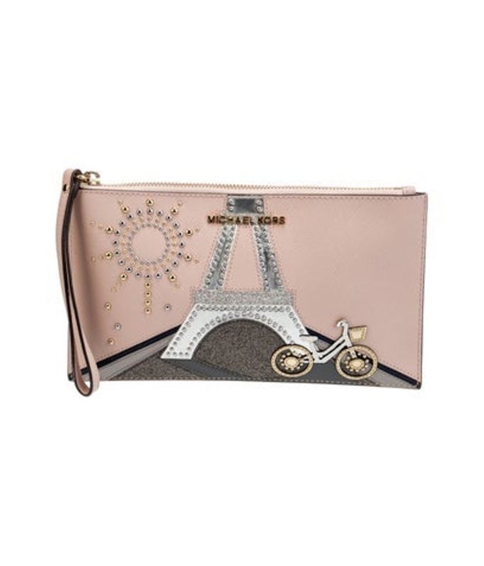 Michael Kors Kors Saffiano Leather Clutch