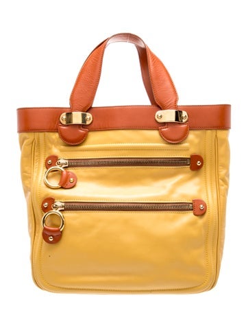 Leather Top Handle Bag