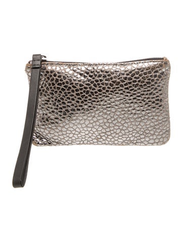 Brunello Cucinelli Embossed Leather Clutch