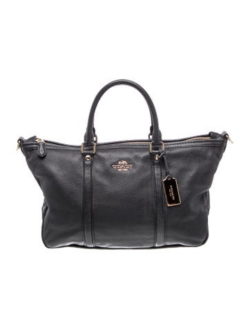 Coach Leather Top Handle Bag