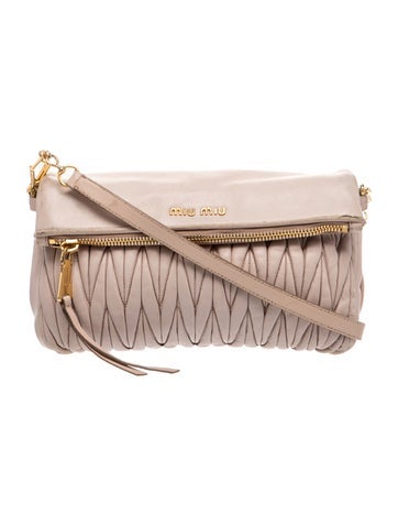 Leather Matalasse Leather Flap Crossbody Bag