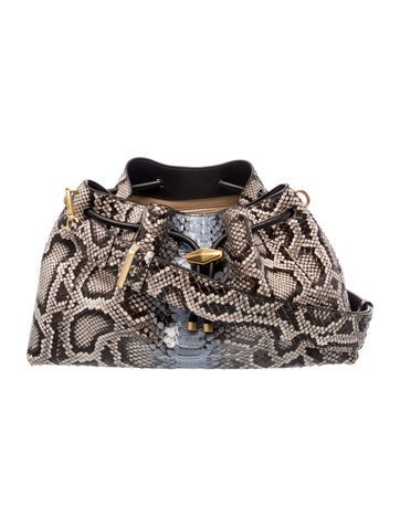 Jimmy Choo Embossed Leather Cinch Small