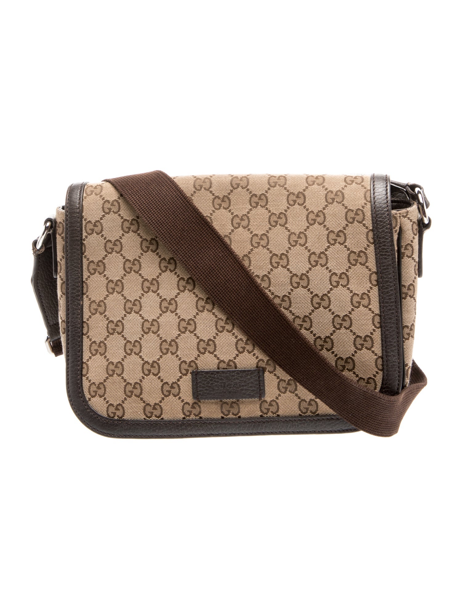 GG Canvas Flap Large