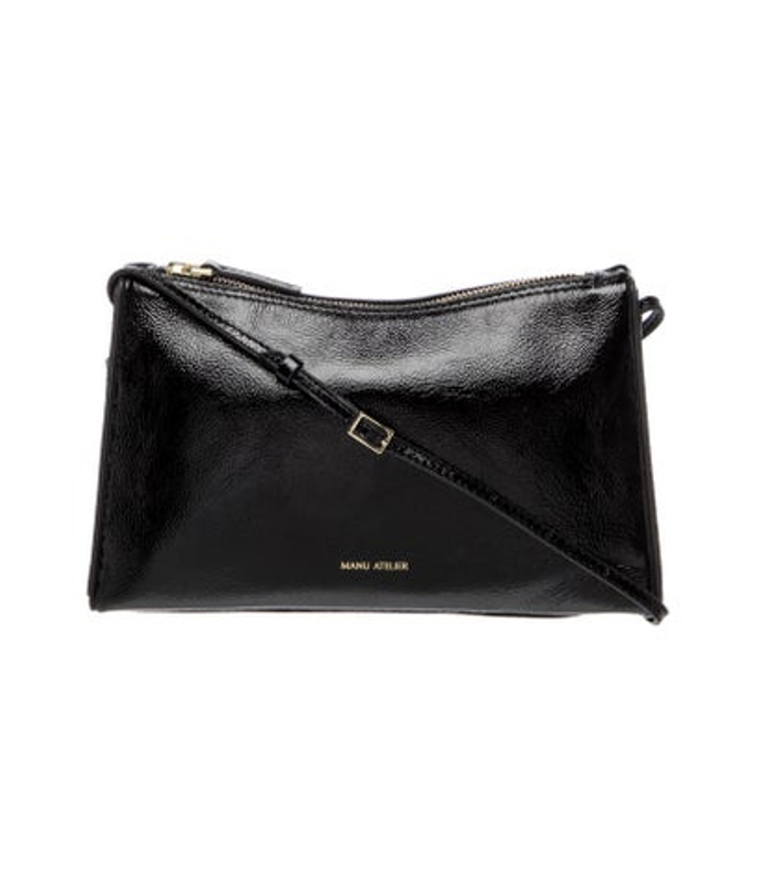 Manu Atelier Atelier Patent Leather Shoulder Bag