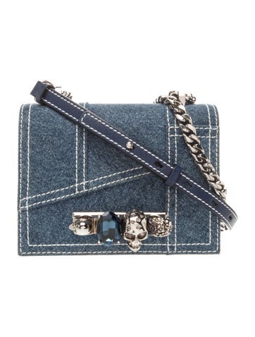 Alexander McQueen Denim Crossbody Bag