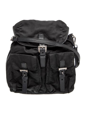Saffiano Leather Backpack