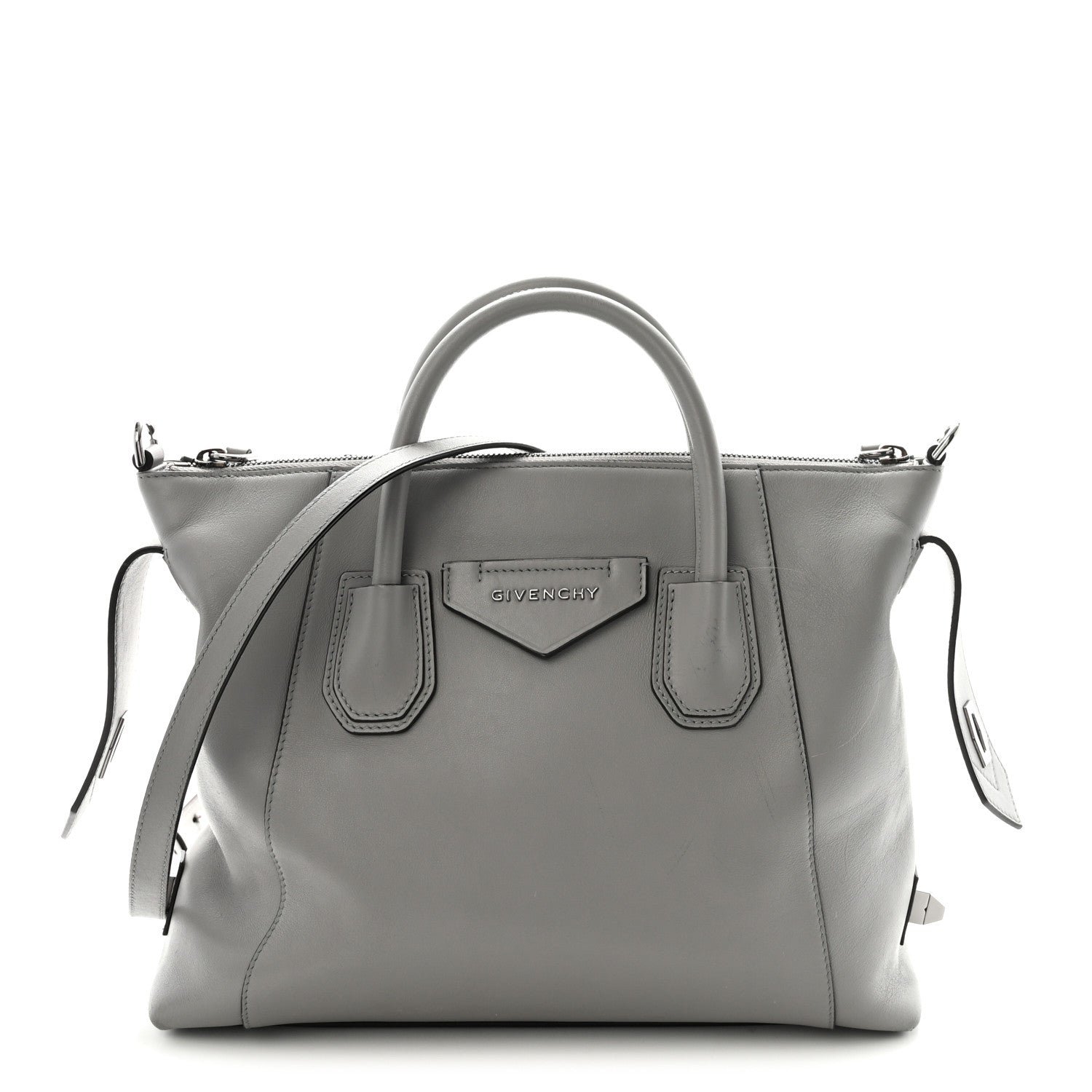 Givenchy Calfskin Small Soft Antigona Pearl Grey