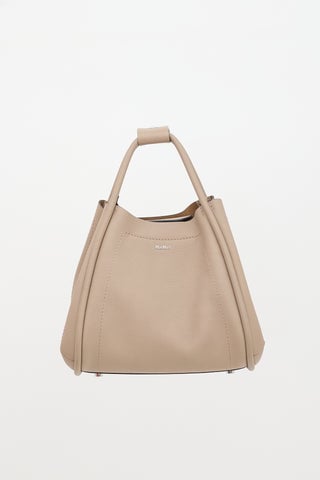 Max Mara Leather Small Marine Tote Bag
