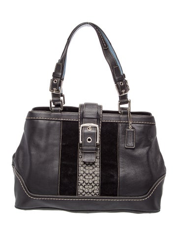 Leather Top Handle Bag