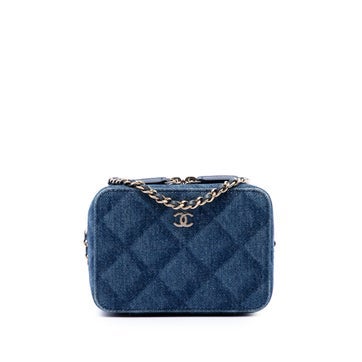 CC Printed Denim Camera Case
