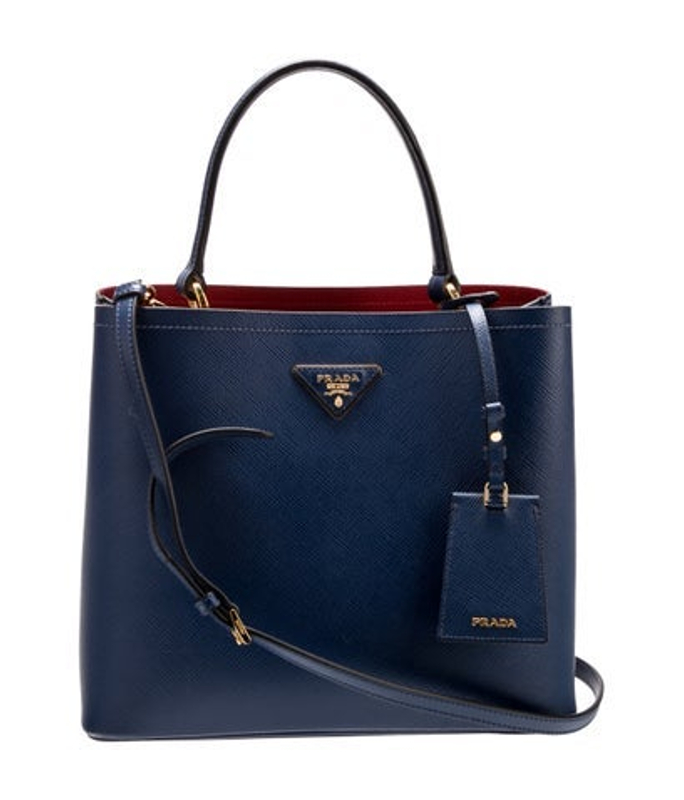 Prada Saffiano Leather Panier Medium