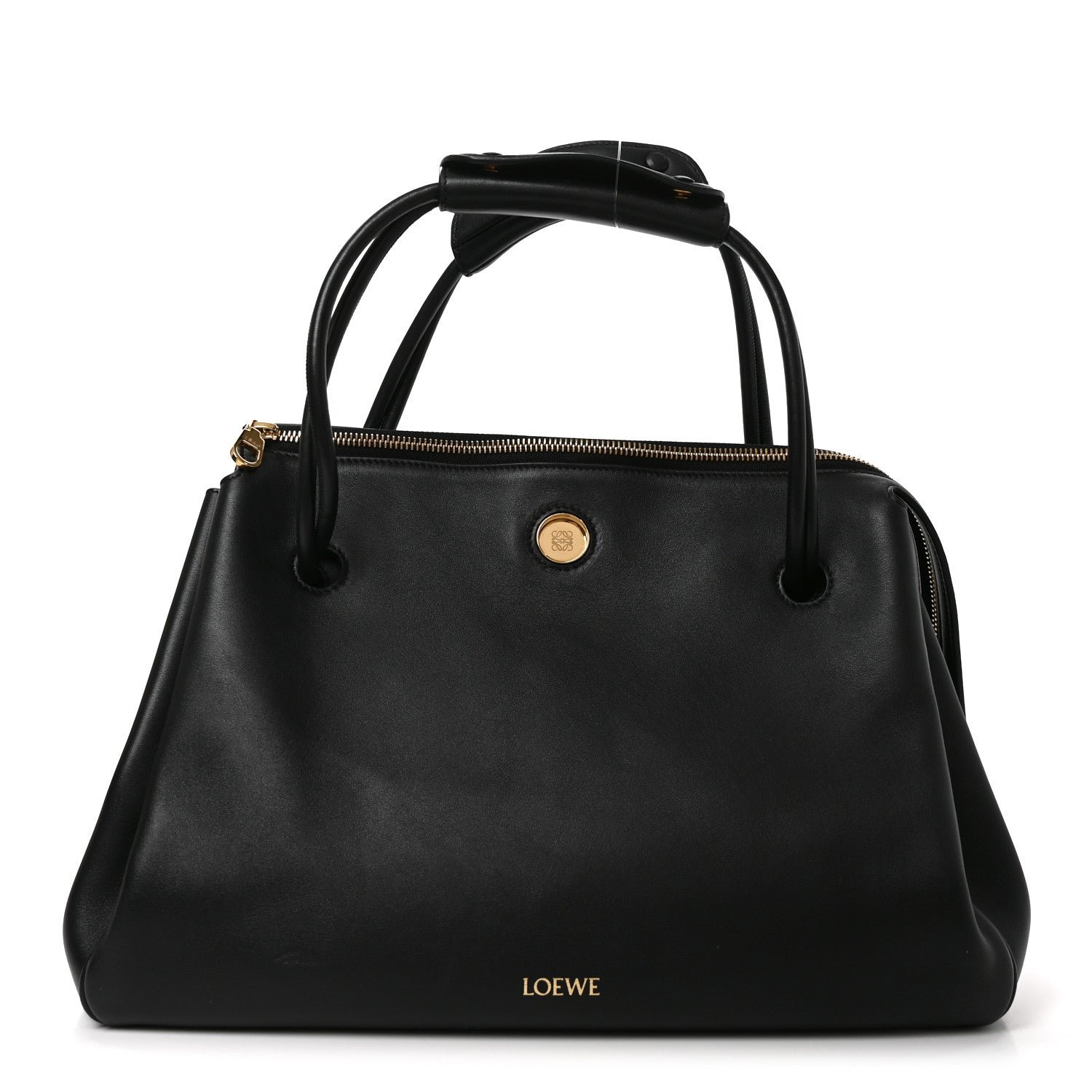 Loewe Supple Calfskin Medium Madrid Bag Black