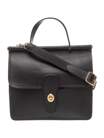 Leather Top Handle Bag