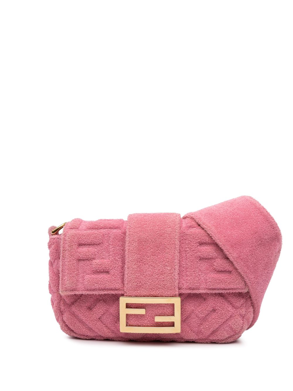 2010-2025 Embossed Terry Cloth FF 1974 Convertible Belt Baguette satchel