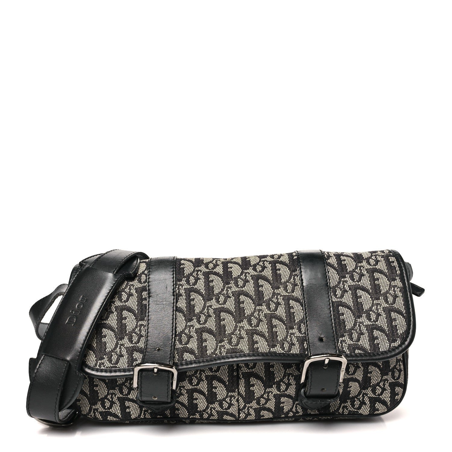 Christian Dior Monogram Messenger Black