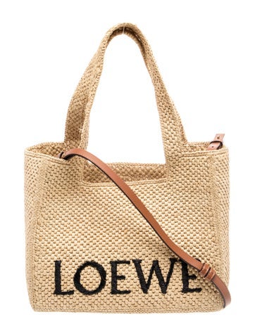 Raffia Font Tote Medium 2023