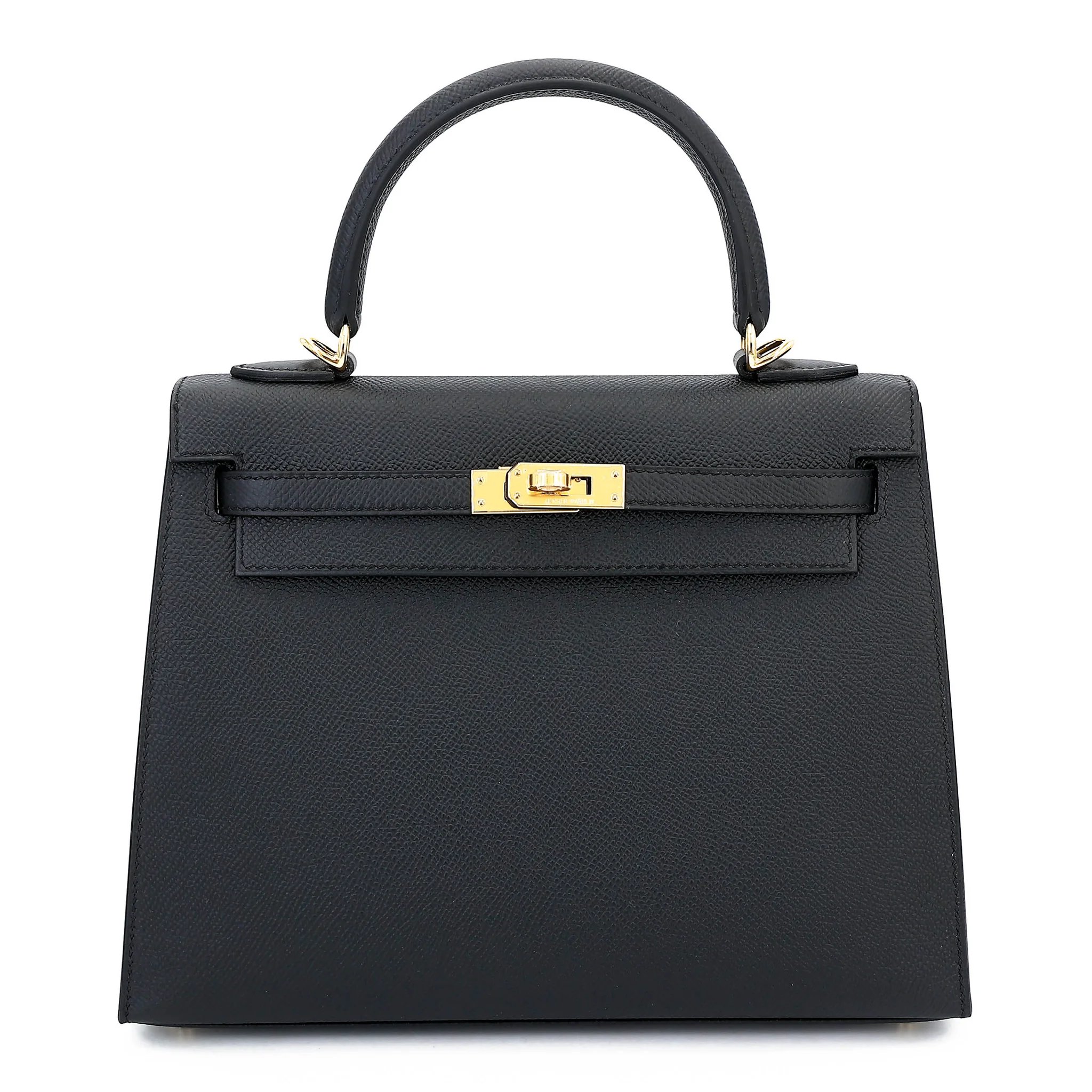 Brand New ( Rank N ) HERMÈS Kelly 25 Sellier Noir (89) Epsom Gold hardware G (2026)