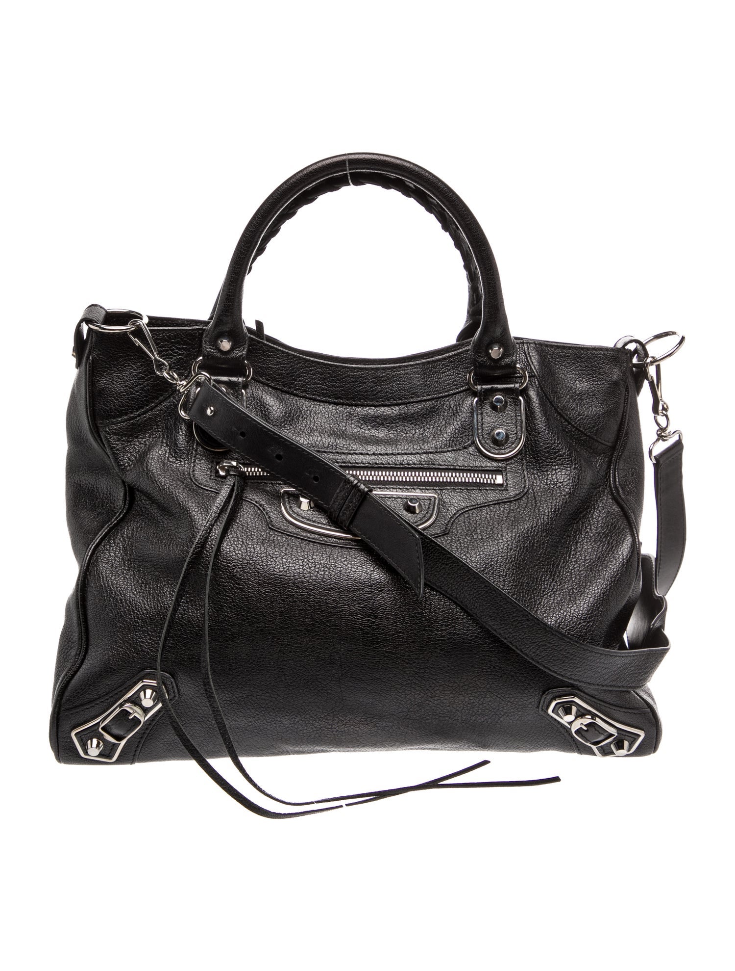 Leather Motocross Metallic Edge Velo Bag