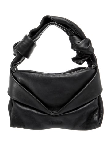 Leather Top Handle Bag