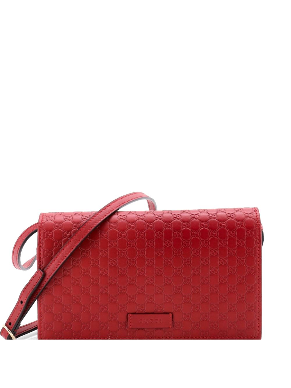 Wallet on Strap Microguccissima Leather crossbody bag