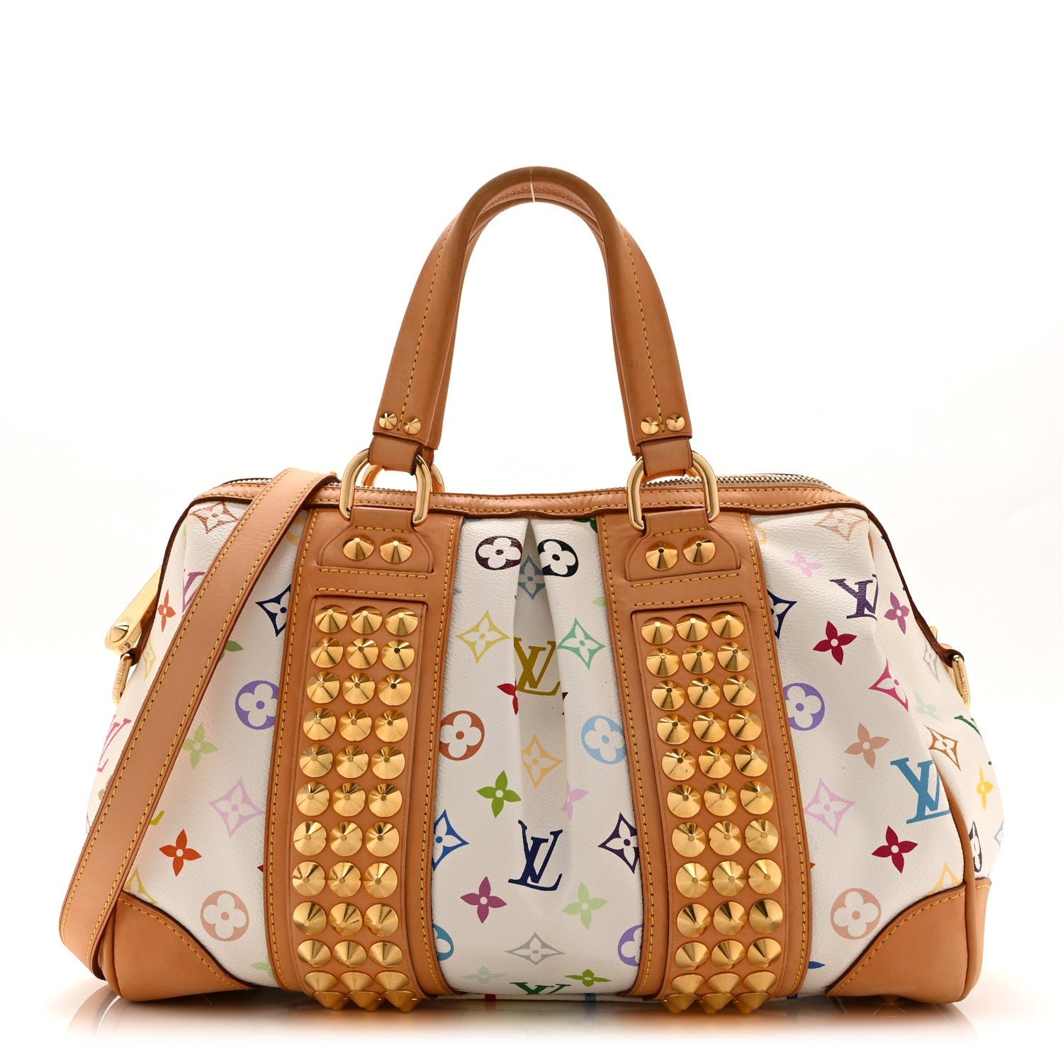 Louis Vuitton Monogram Multicolor Courtney MM White