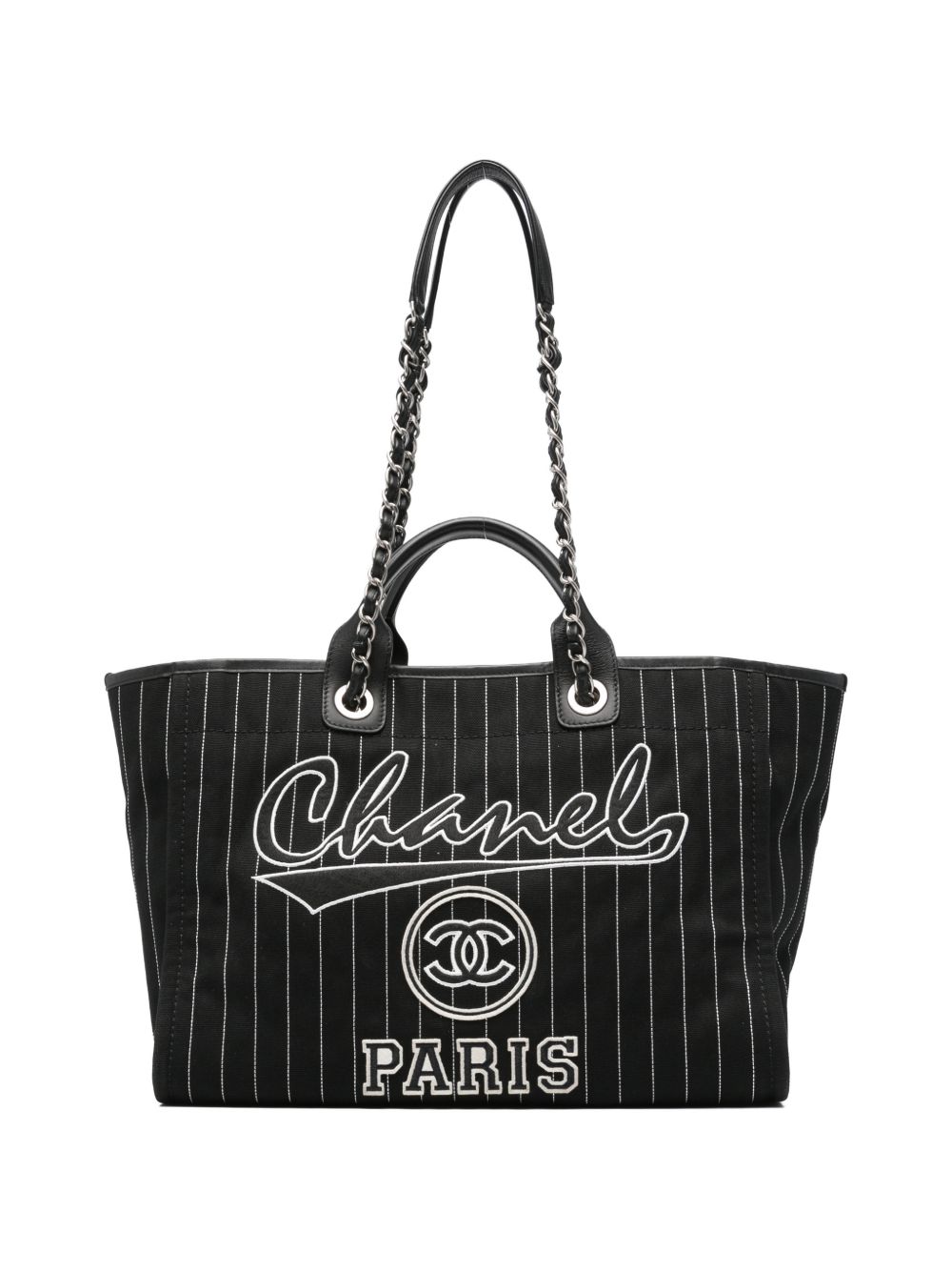 medium Deauville pinstripe tote bag
