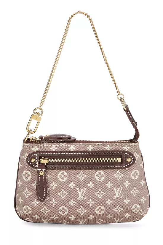 Burgundy Monogram Idylle Pochette Mini