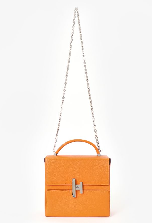 Hermes Abricot Chèvre Mysore Cinhetic Bag