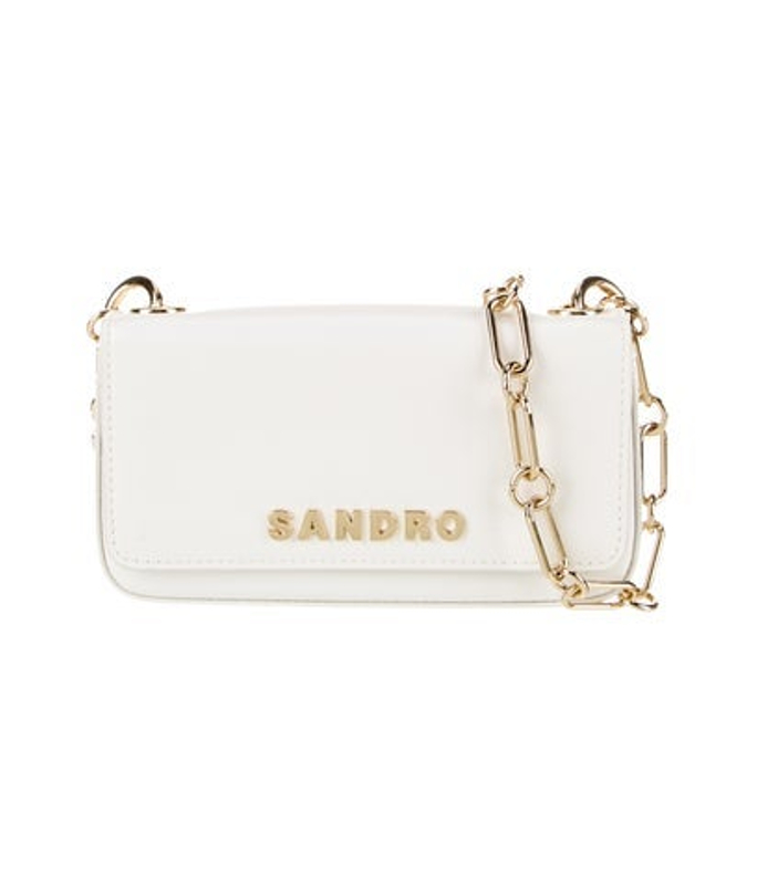 Sandro Leather Clutch