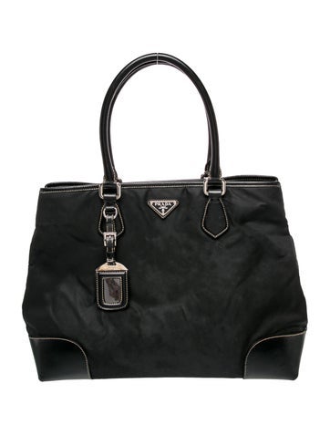 Tessuto Nylon Top Handle Bag