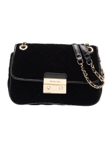 Michael Kors Velvet Shoulder Bag