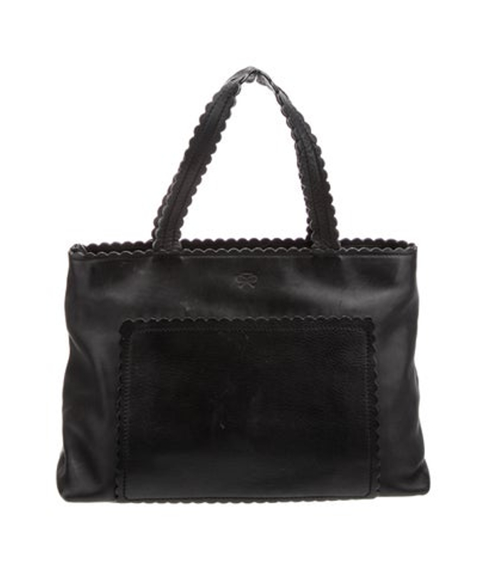 Anya Hindmarch Hindmarch Leather Top Handle Bag